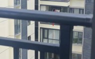 广州一小区有住户阳台挂横幅抗议“天价”停车费，回应：每月450元，属正常价格