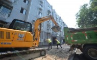 海淀区上地东里小区旧改老楼亮出新立面