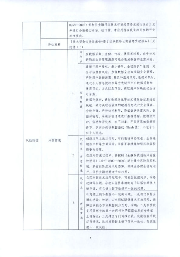 基于区块链技术的普惠贷款诉讼存证服务