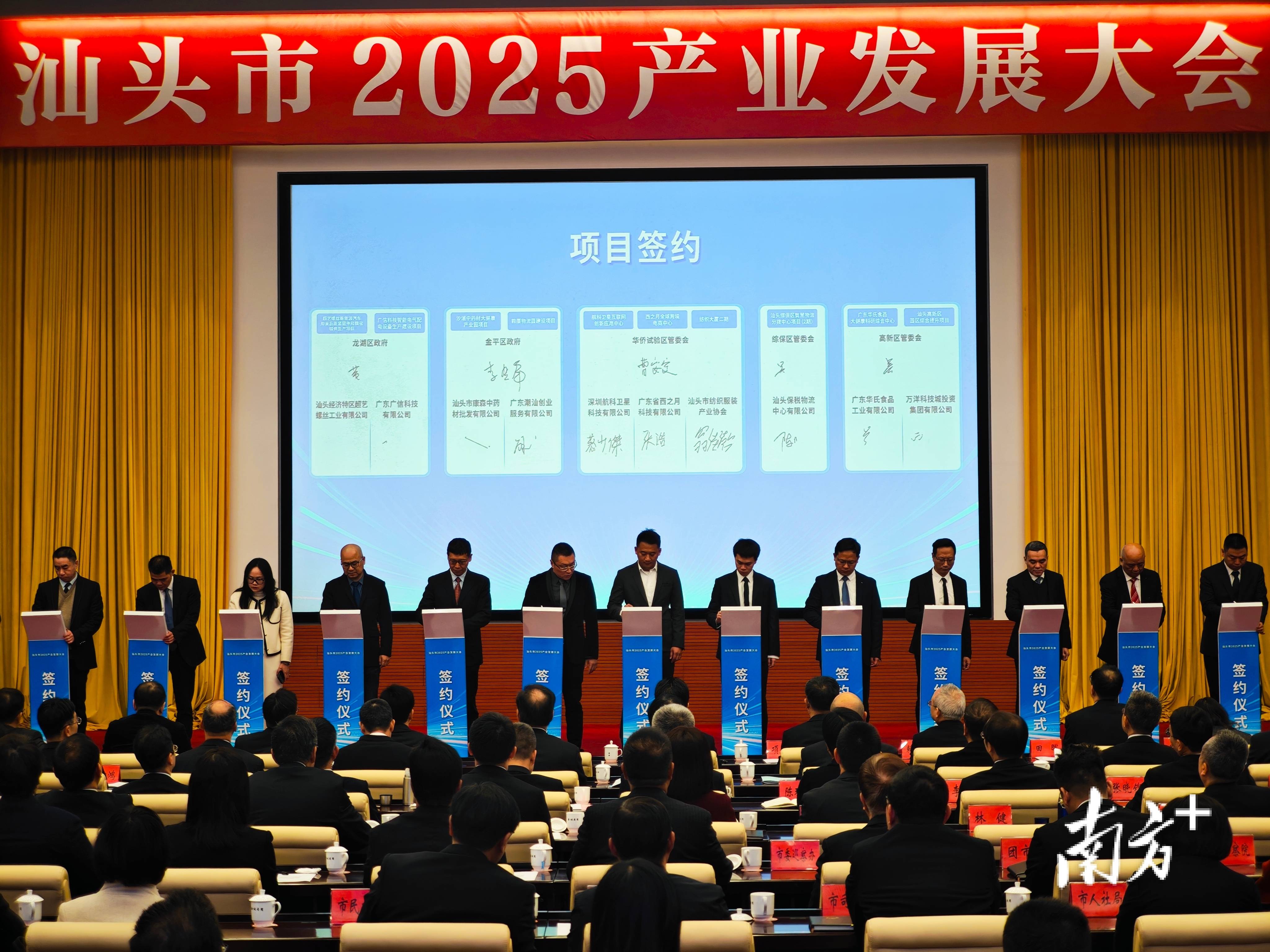 总投资规模超500亿元！汕头2025首批重点项目集中签约开工