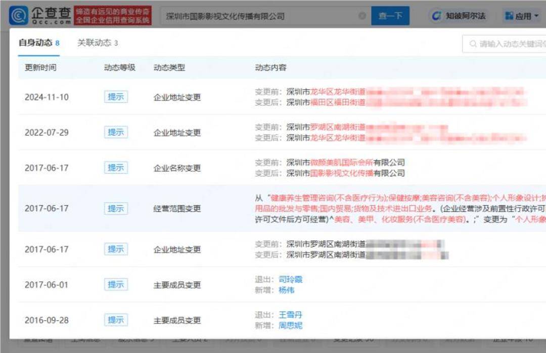 柜员称黄杨钿甜款耳环可定制，黄杨钿甜爸爸公司多次变更主营方向